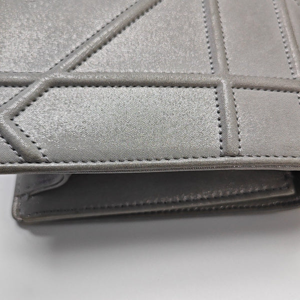 Diorama Small Cannage Calfskin Silver