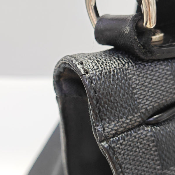 DANIEL Damier Graphite Coated Canvas Gray