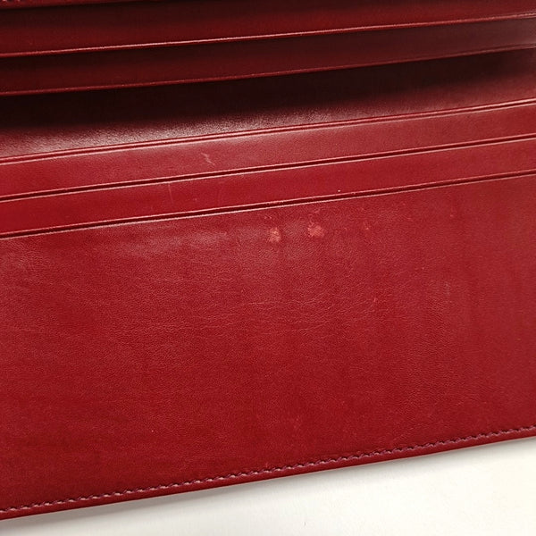 Authenticated pre-owned Gancini Calfskin Red Wallet - Wallet at Looply