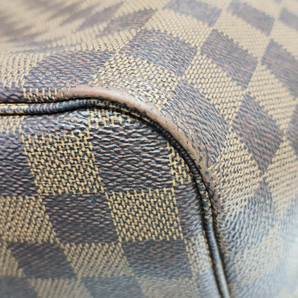 NEVERFULL GM Damier Ebene Coated Canvas Brown