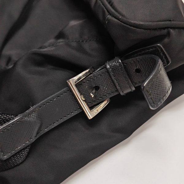 Nylon Backpack Black