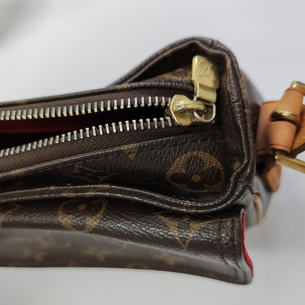 VIVA CITE Monogram Coated Canvas Brown