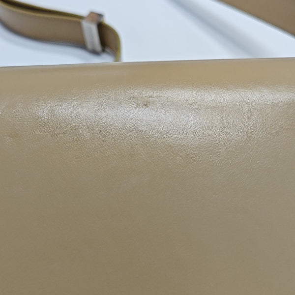 Calfskin Shoulder Bag Medium Beige