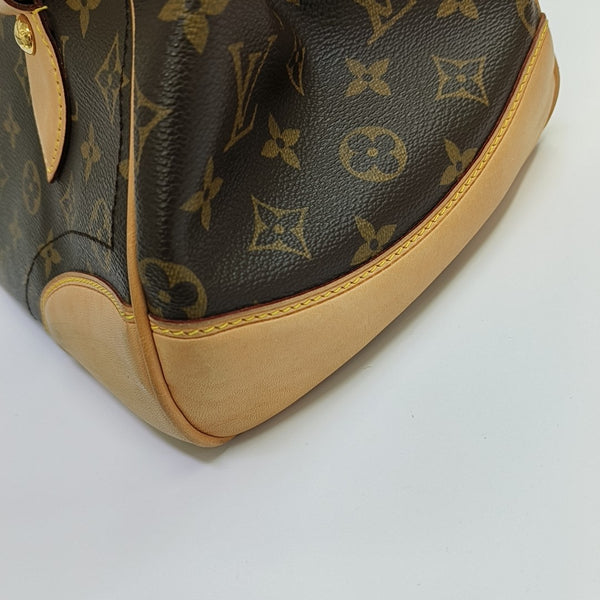 BEVERLY Monogram Coated Canvas Brown