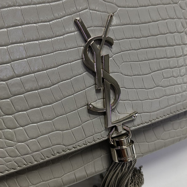KATE Medium Calfskin Gray