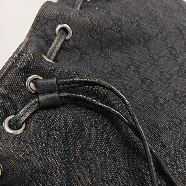 Monogram Canvas Tote Bag Black