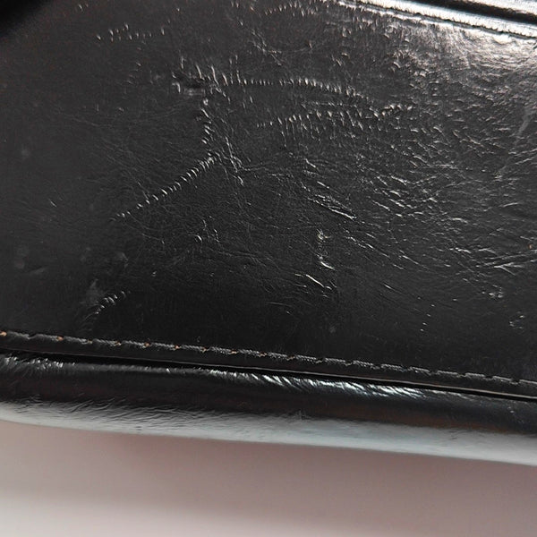 GABRIELLE Medium Quilted Calfskin Black