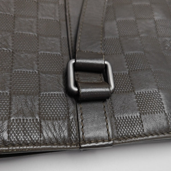 TADAO PM Damier Ebene Calfskin Brown