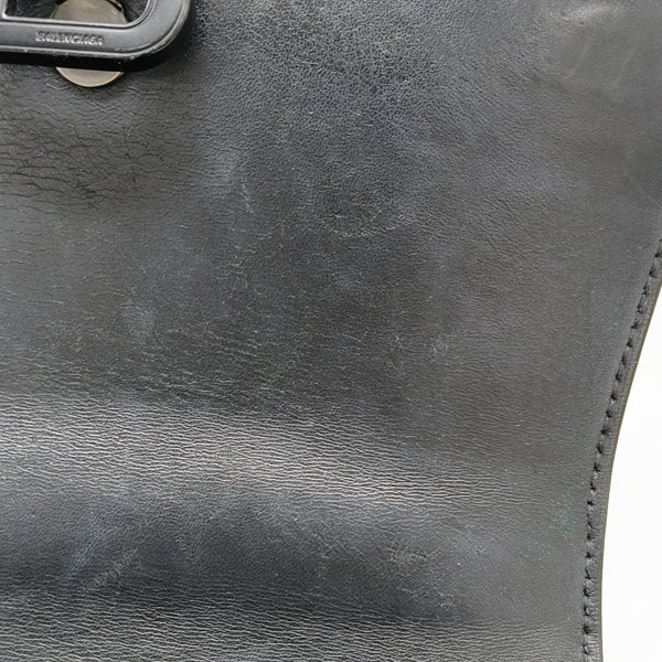 Hourglass S Calfskin Black