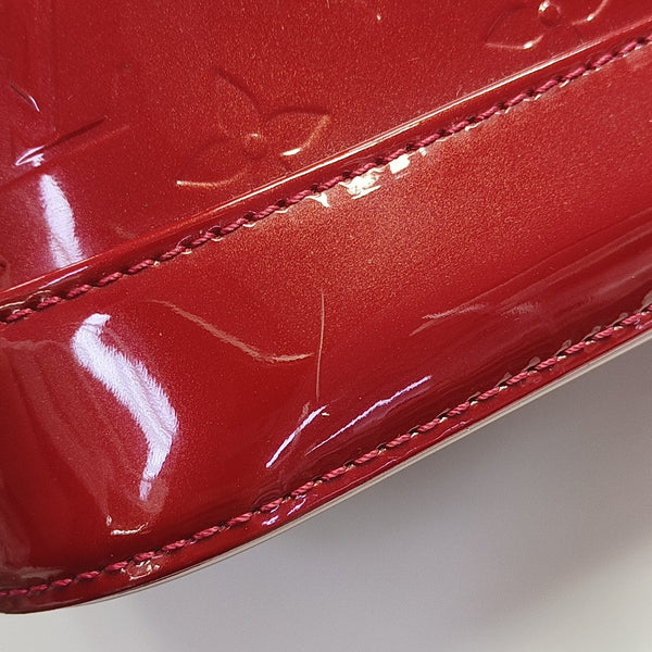 ALMA GM Monogram Patent Leather Red
