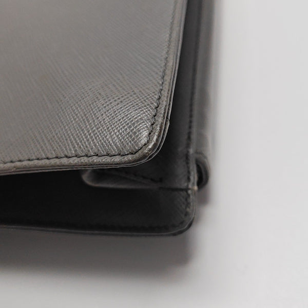 Saffiano Calfskin Crossbody Bag Gray