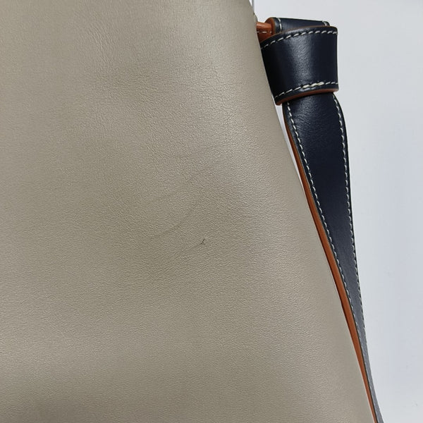 TWISTED CABAS Small Calfskin Gray