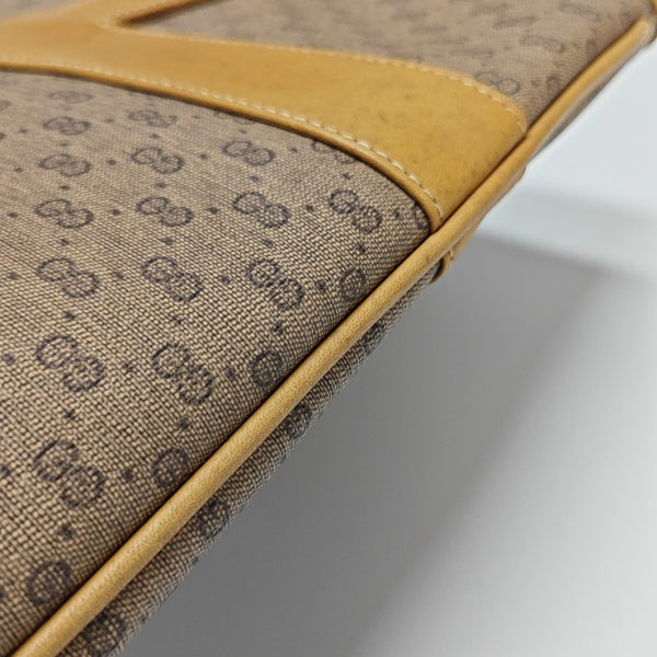 Monogram Coated Canvas Tote Bag Beige