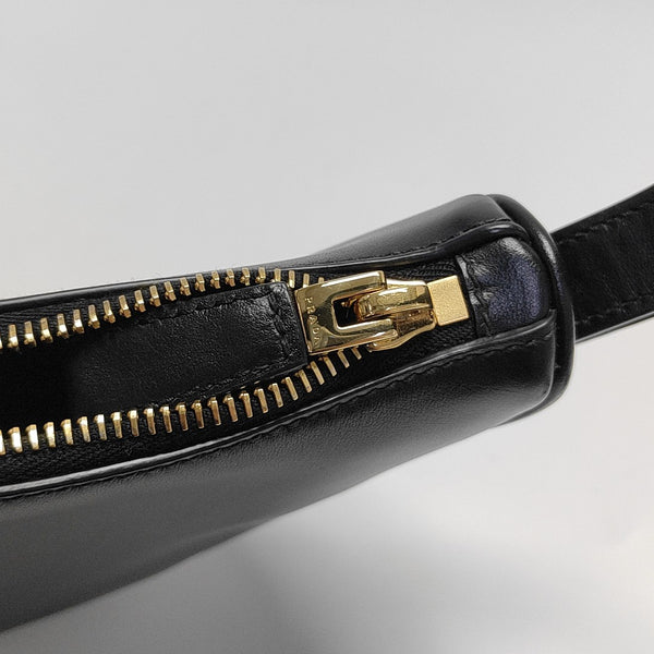 Calfskin Shoulder Bag Black