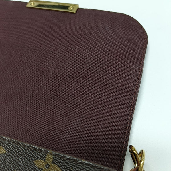 FAVORITE PM Monogram Coated Canvas Brown