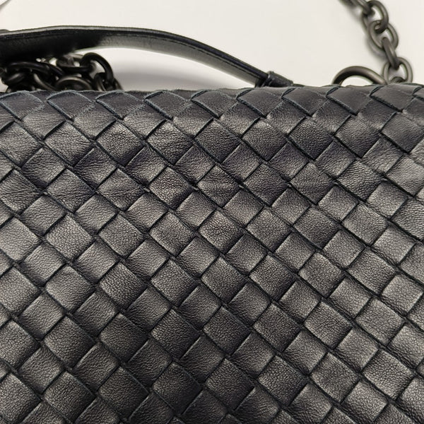 Fold Medium Lambskin Black