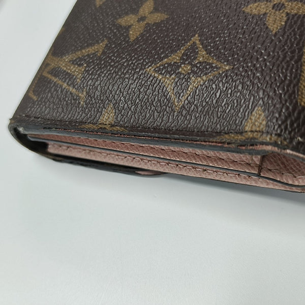 ARIANE Monogram Coated Canvas Brown Wallet