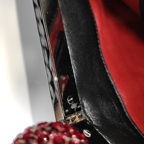 Miu Belle Quilted Lambskin Black