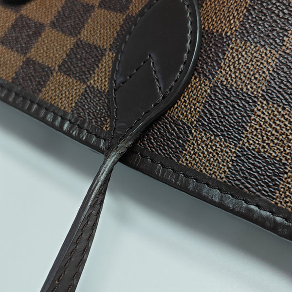 NEVERFULL MM Damier Ebene Coated Canvas Brown