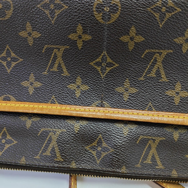 POPINCOURT Monogram Coated Canvas Brown