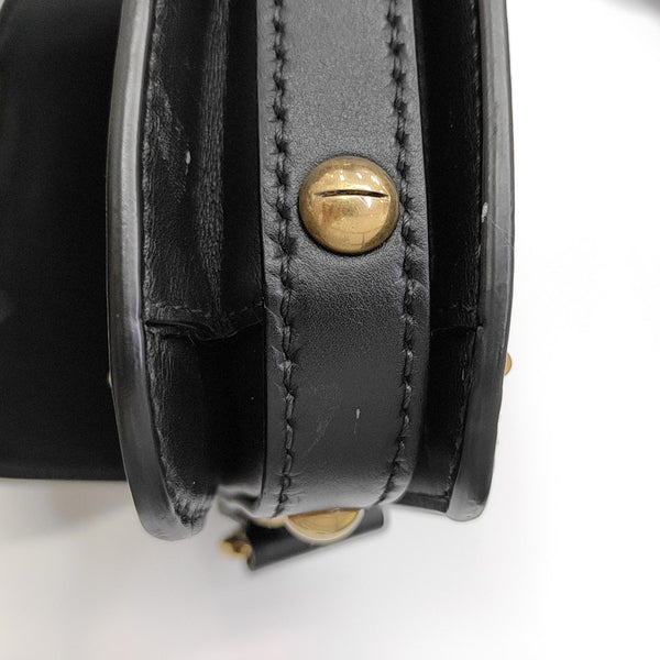 Calfskin Shoulder Bag Black