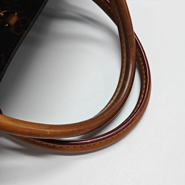 MONTAIGNE GM Monogram Coated Canvas Brown