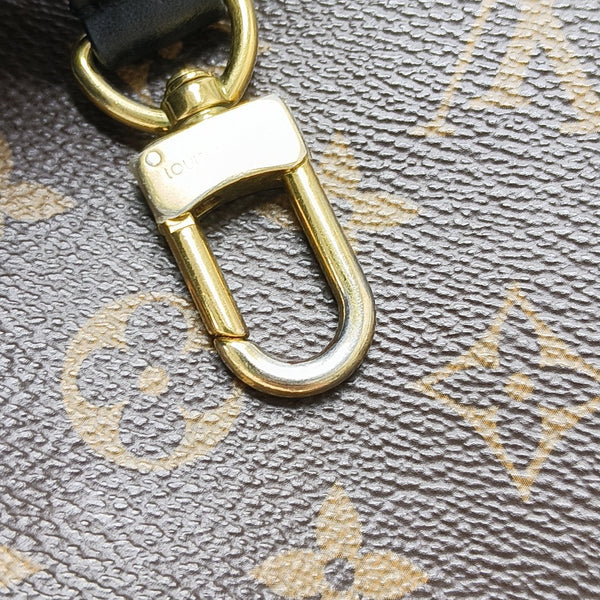 PETITE MALLE Monogram Coated Canvas Brown