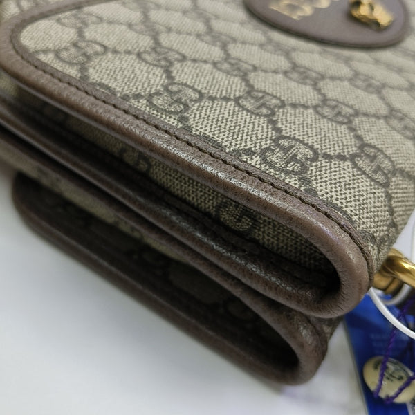 Neo Vintage Large Monogram Coated Canvas Brown