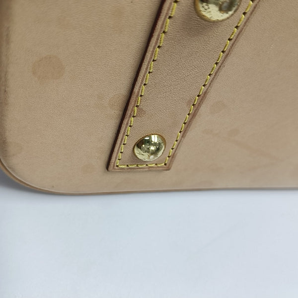 ALMA BB Monogram Coated Canvas Brown