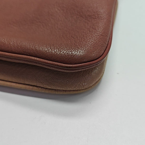 Calfskin Shoulder Bag Pink