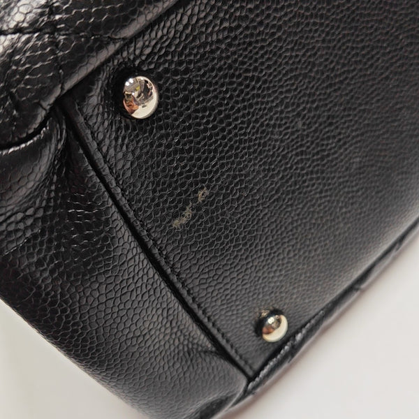 CC TIMELESS SOFT Quilted Grained Calfskin Black