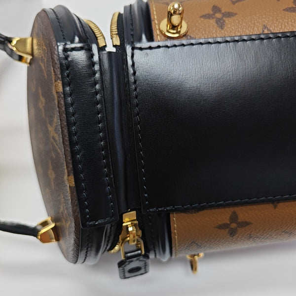 CANNES PM Monogram Coated Canvas Brown