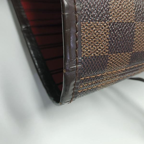 NEVERFULL MM Damier Ebene Coated Canvas Brown