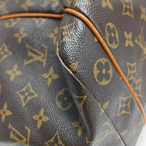 TOTALLY MM Monogram Coated Canvas Brown