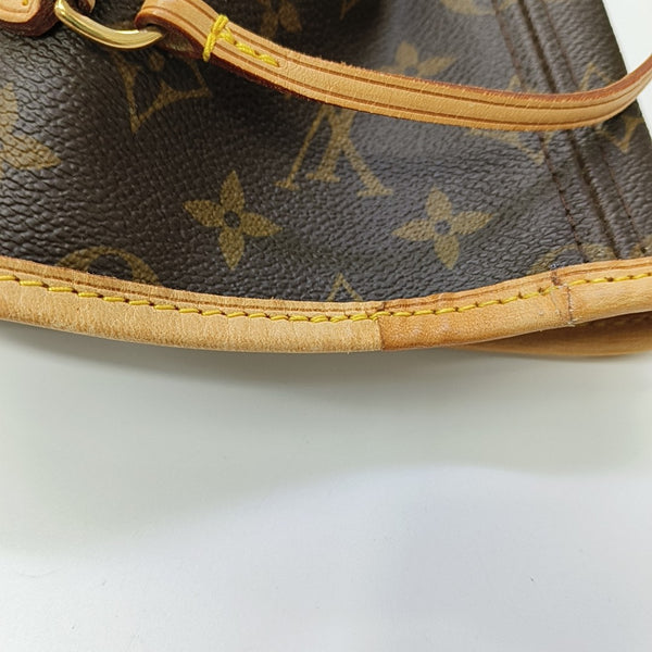 NEVERFULL GM Monogram Coated Canvas Brown