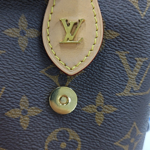 FOLD ME Monogram Coated Canvas Brown