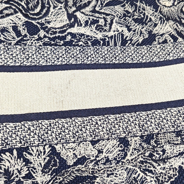 Book Tote Large Fabric Blue