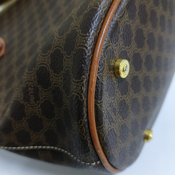 MACADAM TOTE Coated Canvas Brown