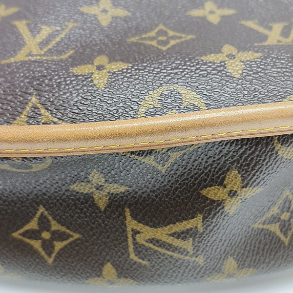 MENILMONTANT PM Monogram Coated Canvas Brown