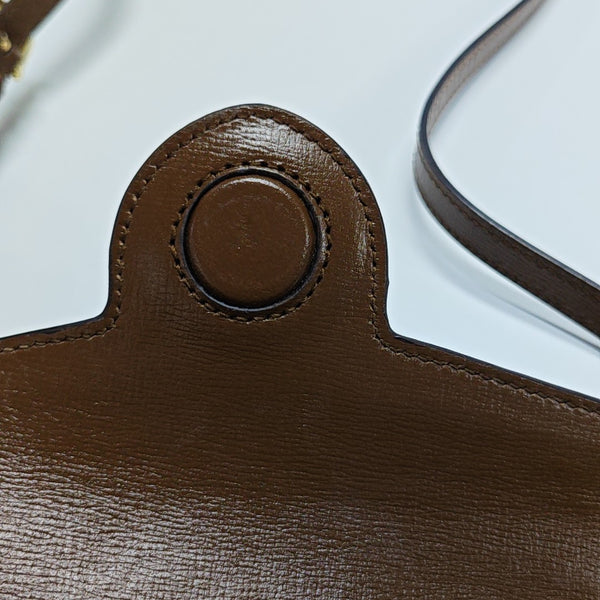 Horsebit 1955 Mini Monogram Coated Canvas Beige