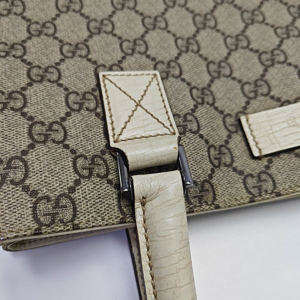 Monogram Coated Canvas Tote Bag Beige