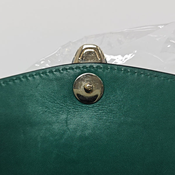 SERPENTI FOREVER Calfskin Green Wallet