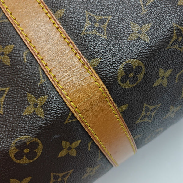 SAC SOUPLE 55 Monogram Coated Canvas Brown