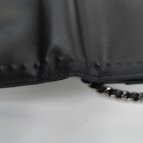 Calfskin Shoulder Bag Black