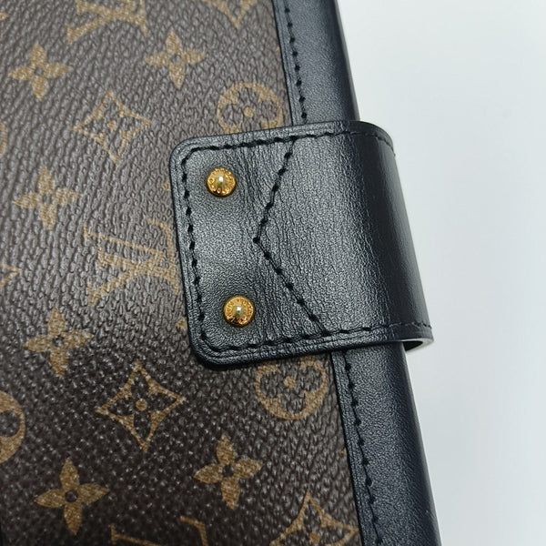 PETITE MALLE Monogram Coated Canvas Brown