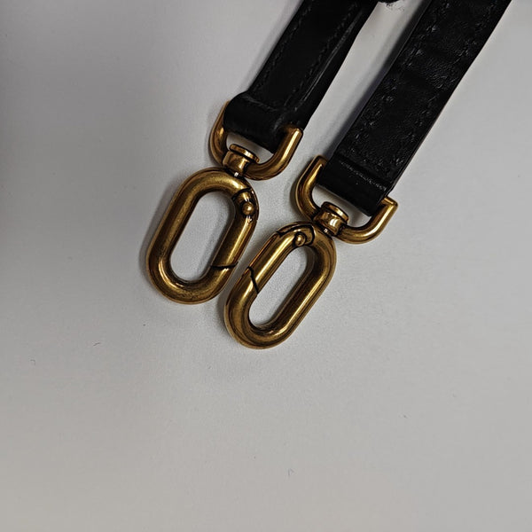 Hourglass S Calfskin Black