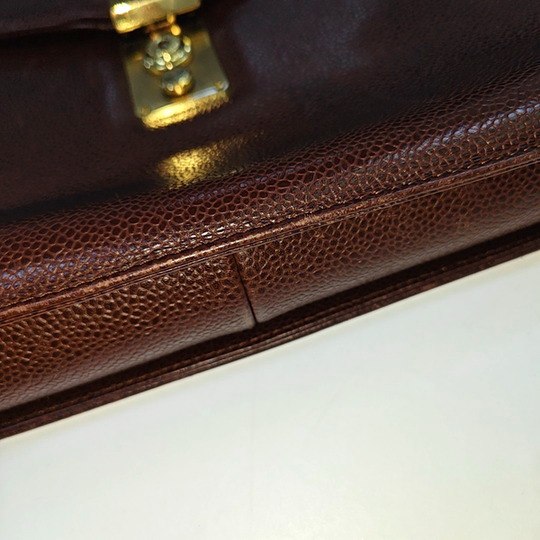 Grained Calfskin Brown