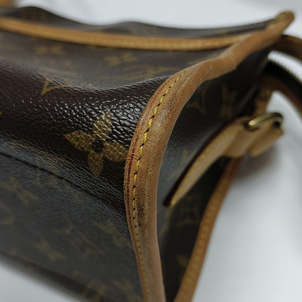 POPINCOURT Monogram Coated Canvas Brown
