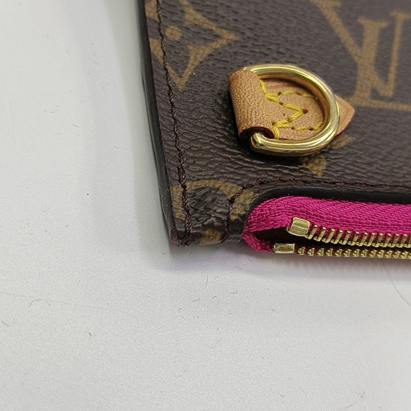 NEVERFULL MM Monogram Coated Canvas Brown
