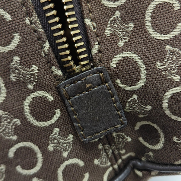 Canvas Top Handle Bag Brown